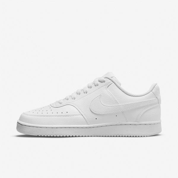 White Nike Court Vision Low Next Nature Women\'s Sneakers | NK231RUF