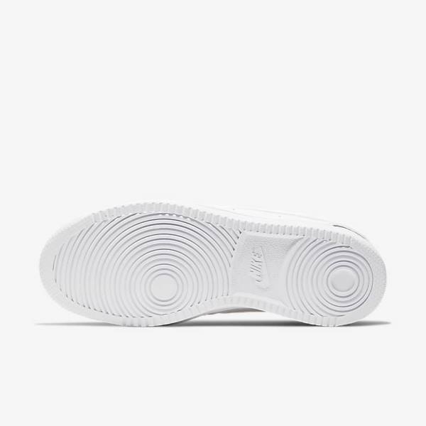 White Nike Court Vision Low Women's Sneakers | NK836IJT