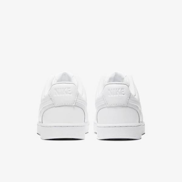 White Nike Court Vision Low Women's Sneakers | NK836IJT