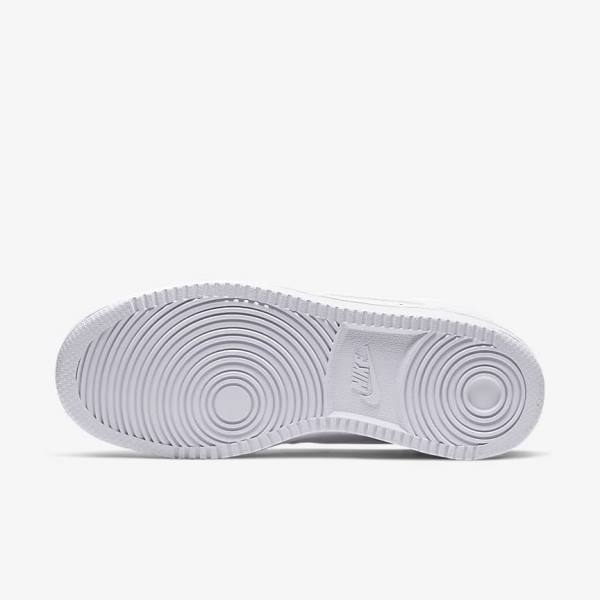 White Nike Court Vision Mid Women's Sneakers | NK172TPU