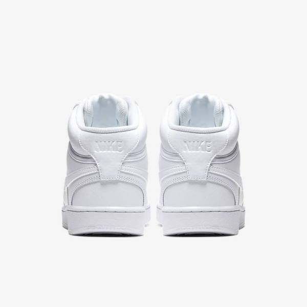 White Nike Court Vision Mid Women's Sneakers | NK172TPU