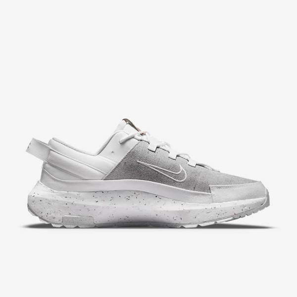 White Nike Crater Remixa Men's Sneakers | NK304SXR