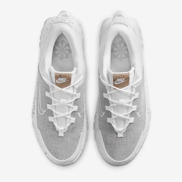 White Nike Crater Remixa Men's Sneakers | NK304SXR