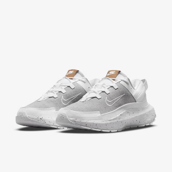 White Nike Crater Remixa Men's Sneakers | NK304SXR