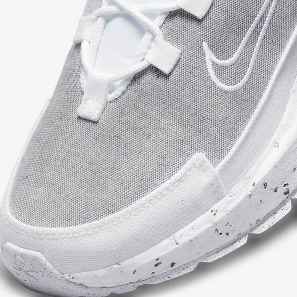 White Nike Crater Remixa Women's Sneakers | NK905EFR