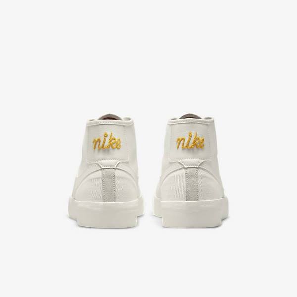 White Nike SB BLZR Court Mid Premium Men's Skate Shoes | NK051CEB