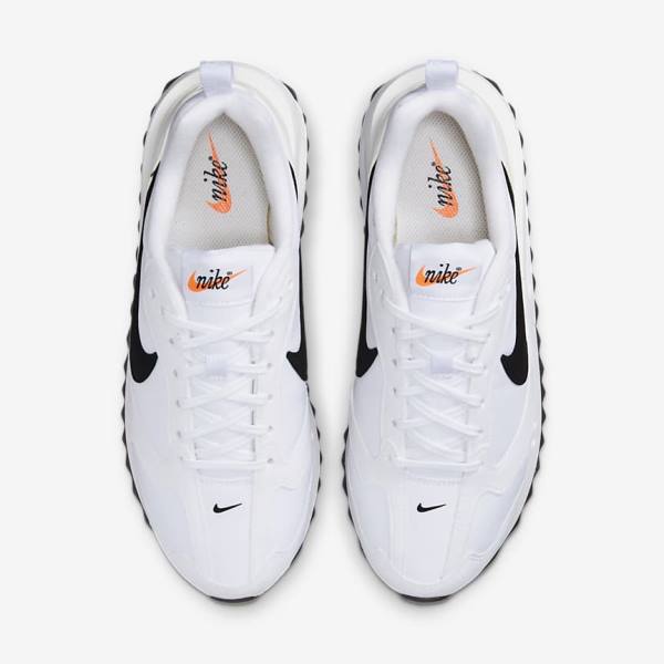 White / Orange / Black Nike Air Max Dawn Women's Sneakers | NK389TZM