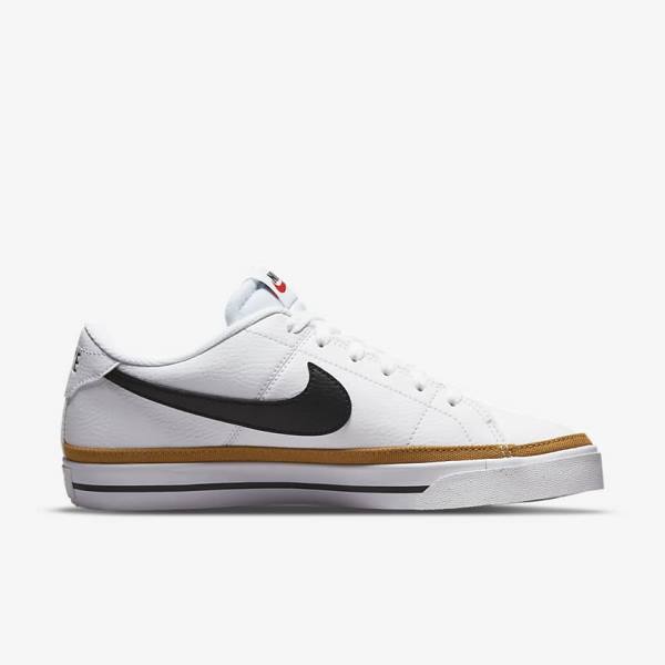 White / Orange / Black Nike Court Legacy Next Nature Women's Sneakers | NK452GET