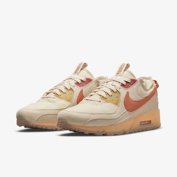 White / Orange / Pink / Yellow Nike Air Max Terrascape 90 Men's Sneakers | NK132WLG