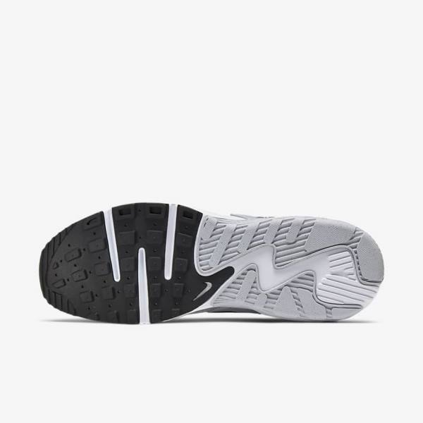 White / Platinum / Black Nike Air Max Excee Men's Sneakers | NK514QBF