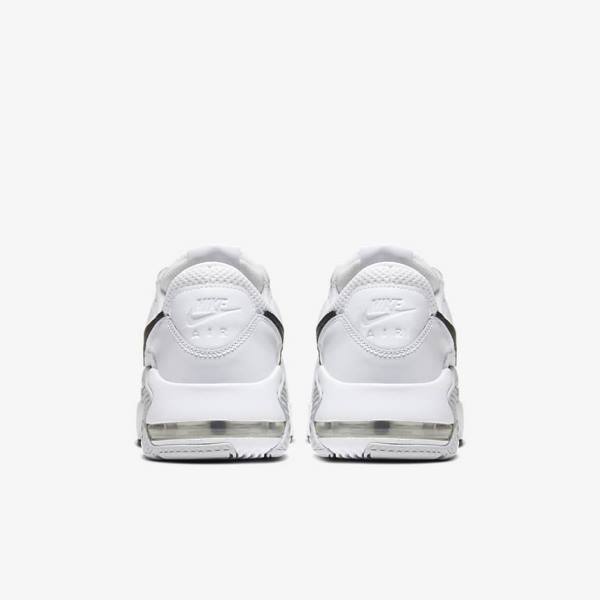 White / Platinum / Black Nike Air Max Excee Men's Sneakers | NK514QBF