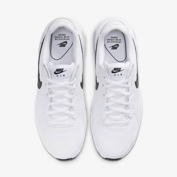 White / Platinum / Black Nike Air Max Excee Women's Sneakers | NK648MTL