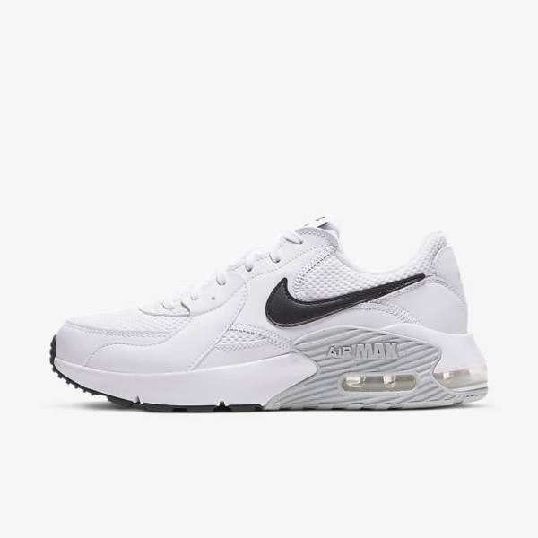 White / Platinum / Black Nike Air Max Excee Women\'s Sneakers | NK648MTL