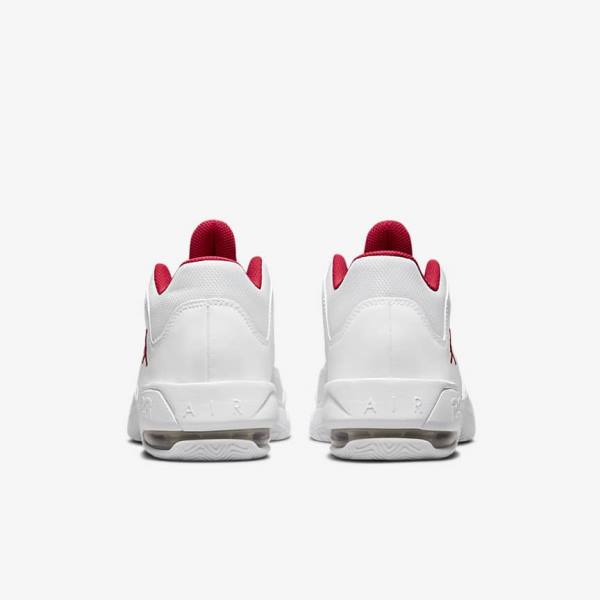 White / Platinum / Black / Red Nike Jordan Max Aura 3 Older Kids' Jordan Shoes | NK816OGW