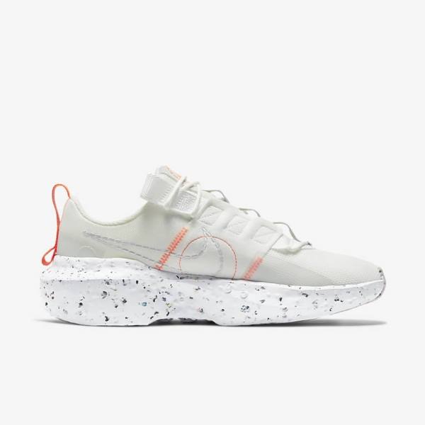 White / Platinum / Grey Nike Crater Impact Women's Sneakers | NK895YNO