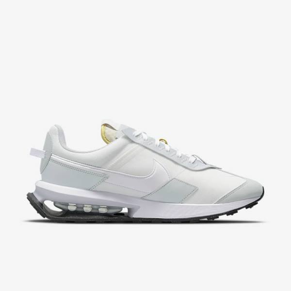 White / Platinum / Grey / White Nike Air Max Pre-Day Men's Sneakers | NK568CNQ