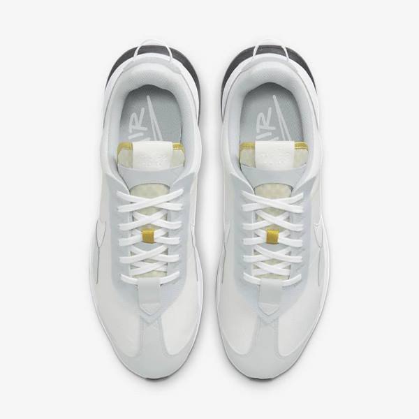 White / Platinum / Grey / White Nike Air Max Pre-Day Men's Sneakers | NK568CNQ