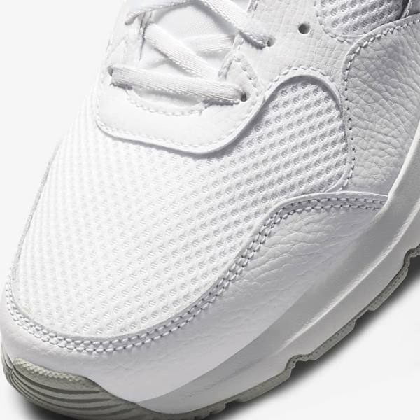 White / Platinum / Metal Platinum Nike Air Max SC Women's Sneakers | NK245LKP