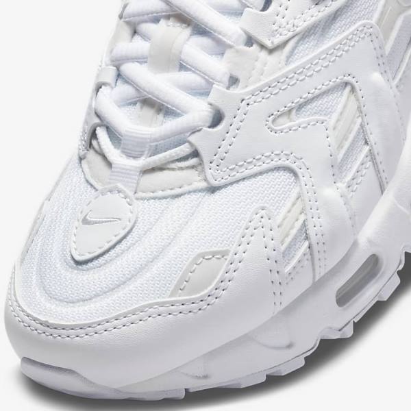 White / Platinum / Metal Silver / White Nike Air Max 96 2 Women's Sneakers | NK253BPF