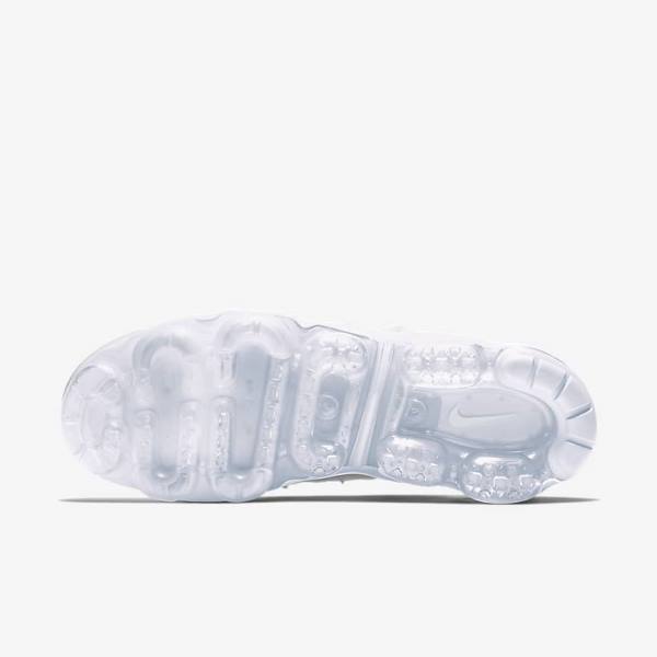 White / Platinum / White Nike Air VaporMax Plus Men's Sneakers | NK941UCM