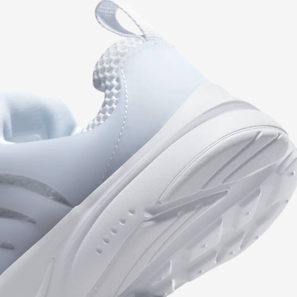 White / Platinum / White Nike Presto Older Kids' Sneakers | NK185RVJ