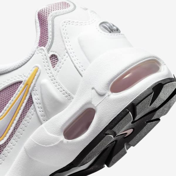 White / Purple / Pink / Purple Nike Air Max 96 2 Women's Sneakers | NK398DTL