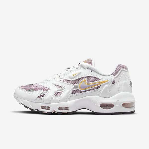 White / Purple / Pink / Purple Nike Air Max 96 2 Women\'s Sneakers | NK398DTL