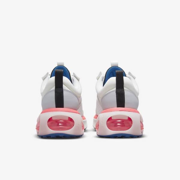 White / Red / Black / Blue Nike Air Max 2021 Men's Sneakers | NK973DWO