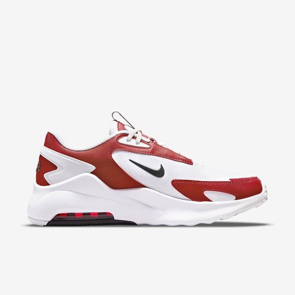 White / Red / Black Nike Air Max Bolt Men's Sneakers | NK907TQU