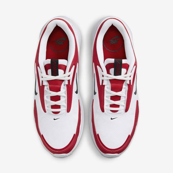 White / Red / Black Nike Air Max Bolt Men's Sneakers | NK907TQU