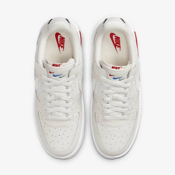 White / Red Nike Air Force 1 Fontanka Women's Sneakers | NK635JAM