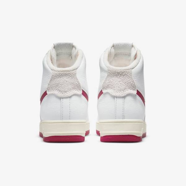 White / Red Nike Air Force 1 Sculpt Women's Sneakers | NK509QLE