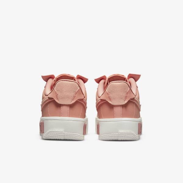 White / Red Pink / Light Nike Air Force 1 Fontanka Women's Sneakers | NK914HZV