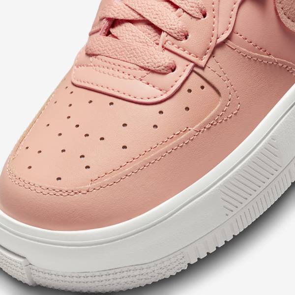 White / Red Pink / Light Nike Air Force 1 Fontanka Women's Sneakers | NK914HZV