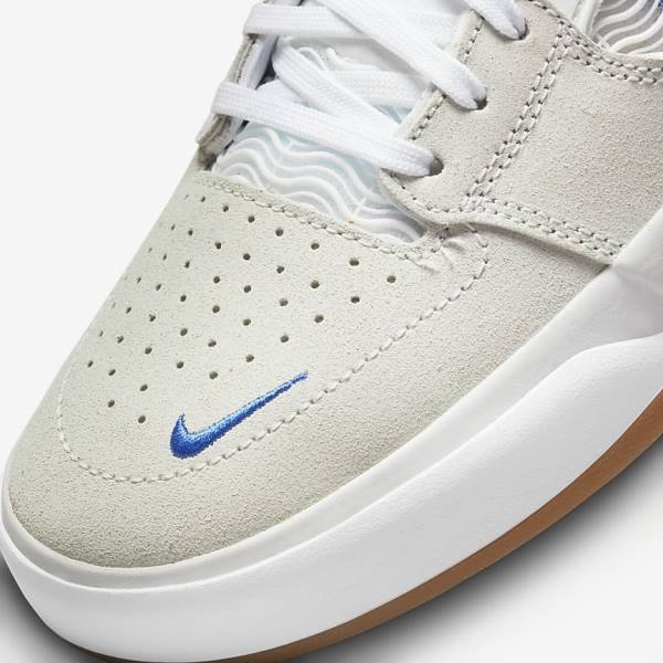 White / Royal / White Nike SB Ishod Wair Men's Skate Shoes | NK601LXE