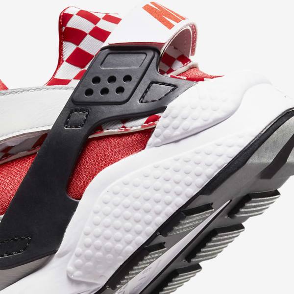 White / Yellow / Red Nike Air Huarache Premium Liverpool F.C. Men's Sneakers | NK586HRD