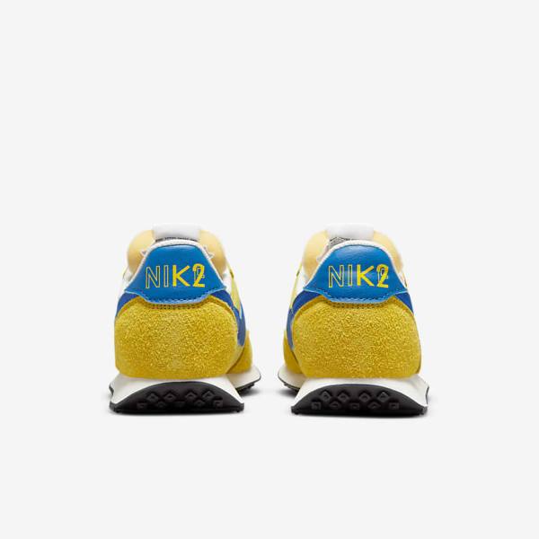 Yellow / Gold / Royal Nike Waffle Trainer 2 SD Men's Sneakers | NK305JQX