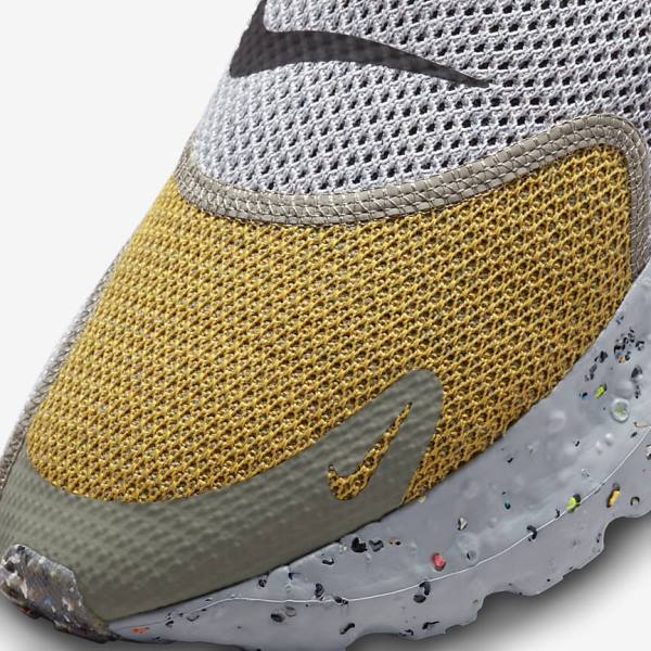 Yellow / Grey / Black Nike Glide FlyEase Men's Sneakers | NK253DSE