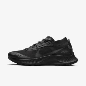 Black / Dark Grey / Black Nike Pegasus Trail 3 GORE-TEX Waterproof Trail Women's Running Shoes | NK341VFS