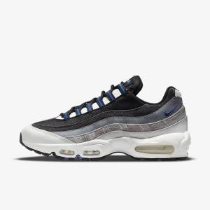 Black / Dark Grey / Blue Nike Air Max 95 Men's Sneakers | NK507AXO