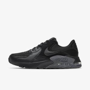 Black / Dark Grey Nike Air Max Excee Men's Sneakers | NK961VFM