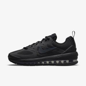 Black / Dark Grey Nike Air Max Genome Men's Sneakers | NK857SVF