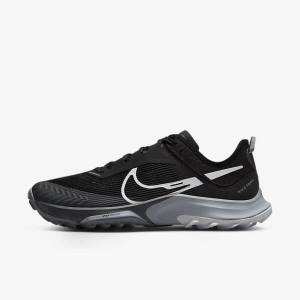 Black / Dark Grey / Platinum Nike Air Zoom Terra Kiger 8 Trail Men's Running Shoes | NK052RVB