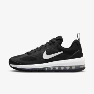 Black / Dark Grey / White Nike Air Max Genome Men's Sneakers | NK628SIJ