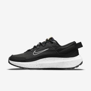 Black / Dark Grey / White Nike Crater Remixa Women's Sneakers | NK146UWM