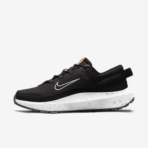 Black / Dark Grey / White Nike Crater Remixa Men's Sneakers | NK460SNC