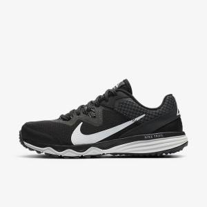 Black / Dark Grey / White Nike Juniper Trail Trail Women's Running Shoes | NK953GKL