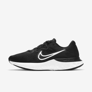 Black / Dark Grey / White Nike Renew Run 2 Road Women's Running Shoes | NK309TPF