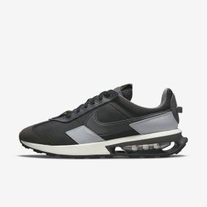 Black / Grey / Dark Grey Nike Air Max Pre-Day Men's Sneakers | NK708CKV