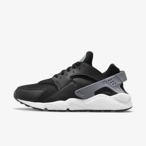 Black / Grey / White Nike Air Huarache J22 Men's Sneakers | NK947PLH